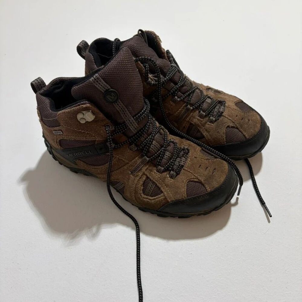 Brown Merrell Hiking Boots Size 10